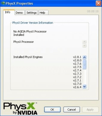 Physx driver download